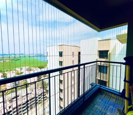 Invisible Grill for Balcony